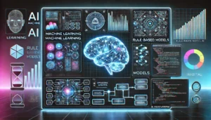 AI vs rule-based vs traditional development comparison chart