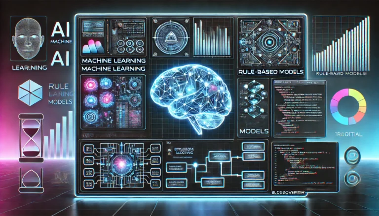 AI vs rule-based vs traditional development comparison chart